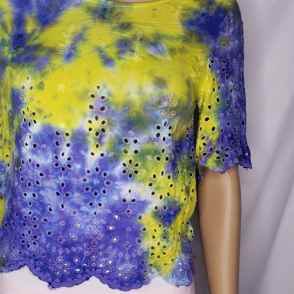 Japna Custom Tie Dye Blouse SzS Women